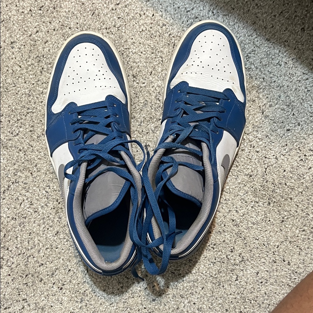 Jordan Blue and White Men's Sneakers